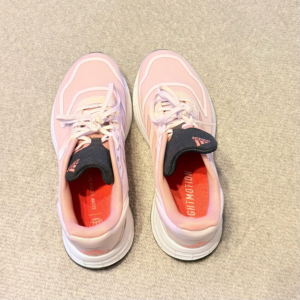 Adidas Duramo SL2.0 Women's Light Pink Athletic Running Shoes - Picture 4 of 12
